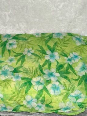 Light Green Floral Women’s Swim Coverup Skirt